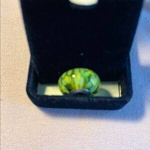Pandora Vibrant Lime Green Charm Bead AUTHENTIC 925 ALE